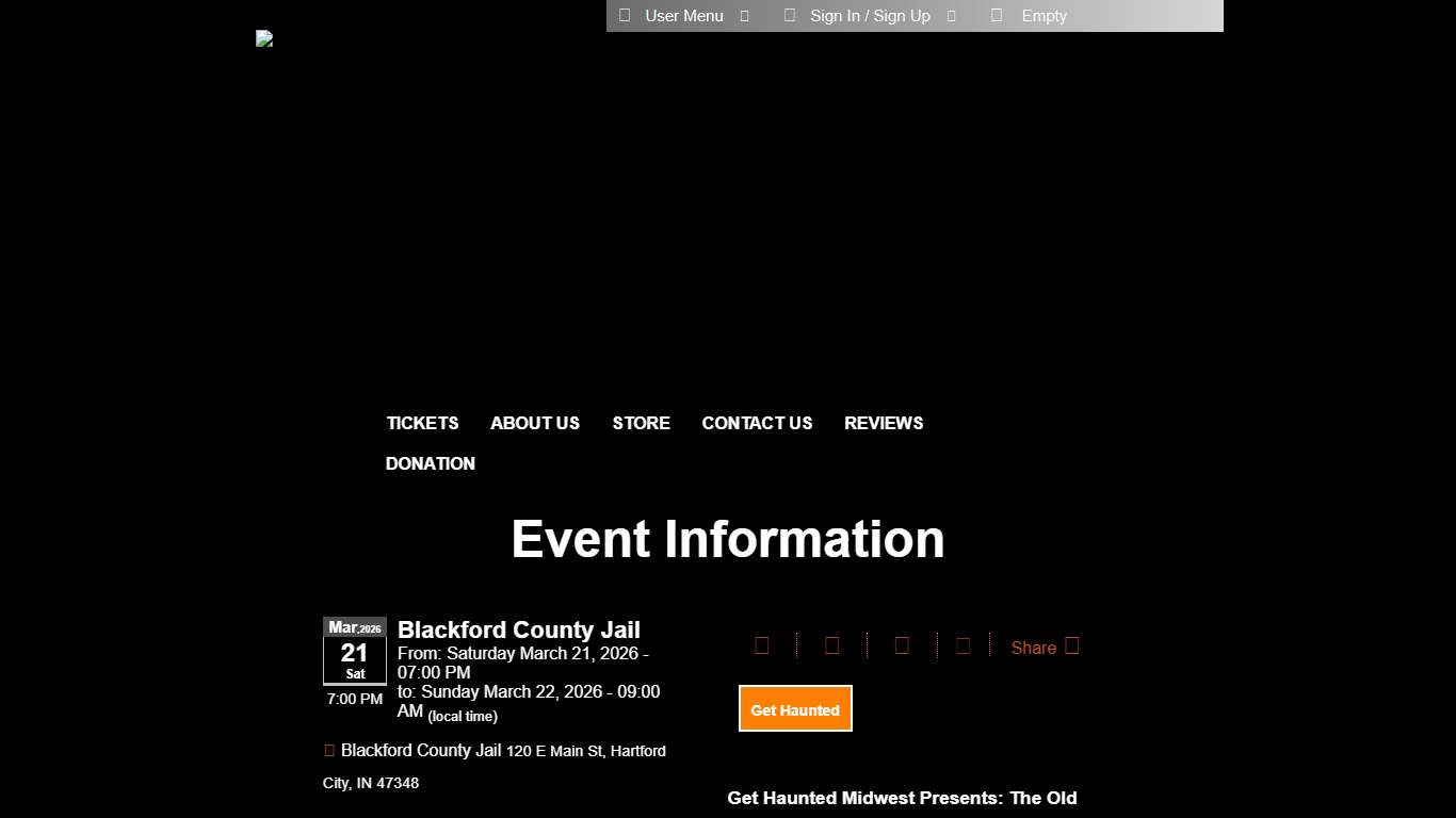 Blackford County Jail - Information